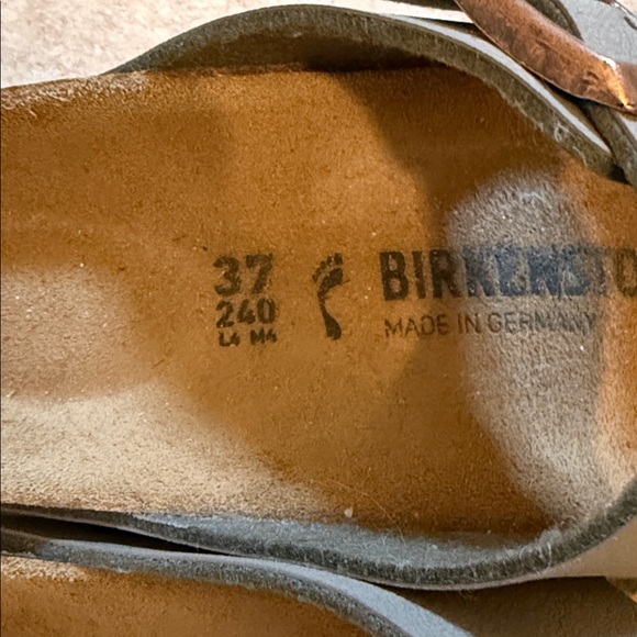 Birkenstock Taupe Sandals with Buckles - Picture 2 of 4